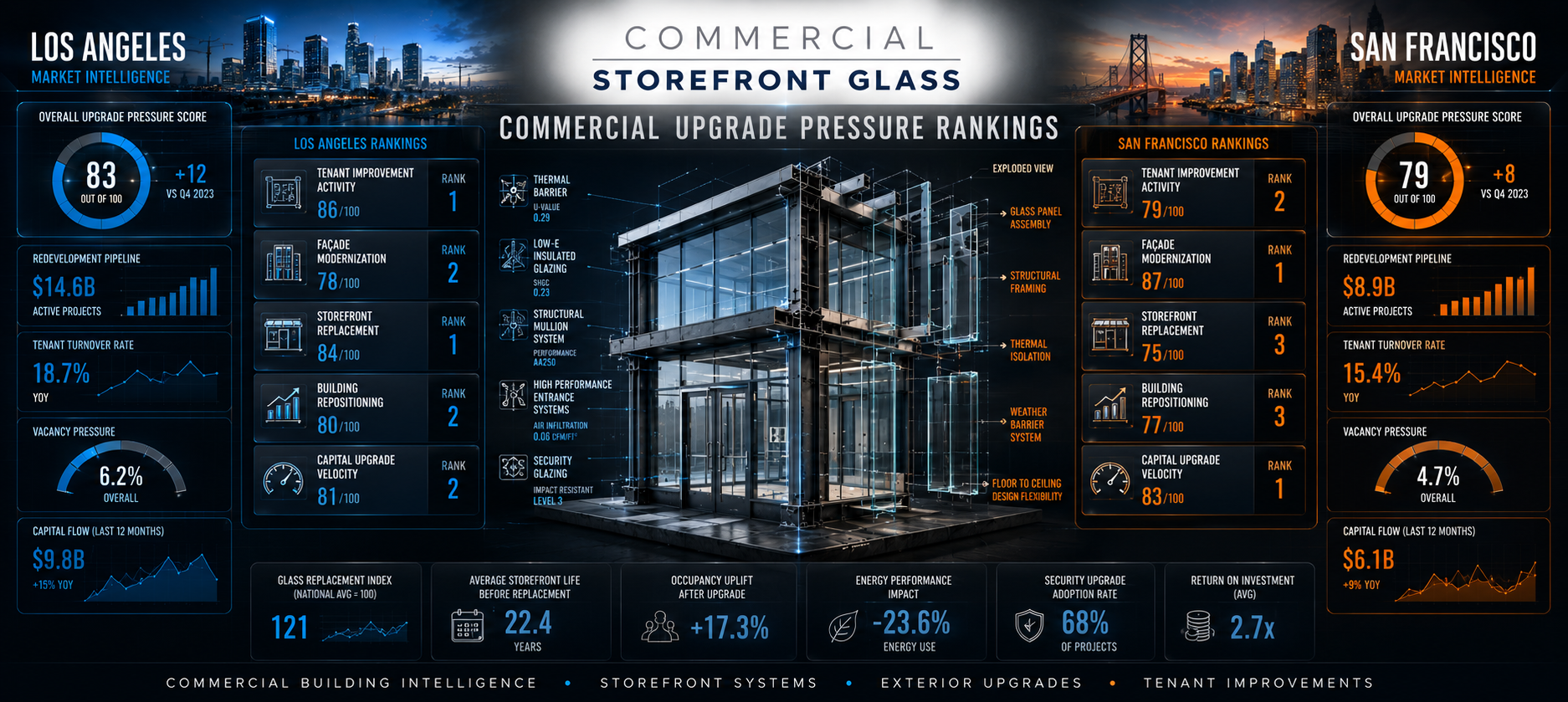 commercial storefront glass los angeles vs san francisco — tenant improvements and exterior building upgrades (1)