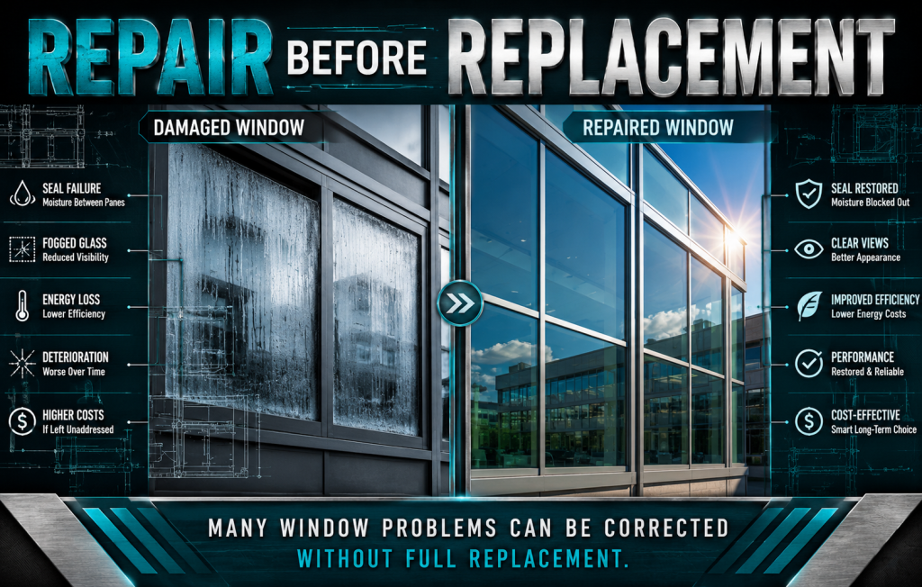 commercial window repair glass storefront replacement glazing company (26)