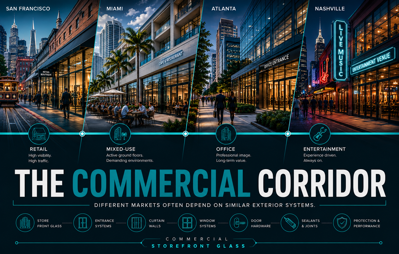 commercial window repair glass storefront replacement glazing company (7)
