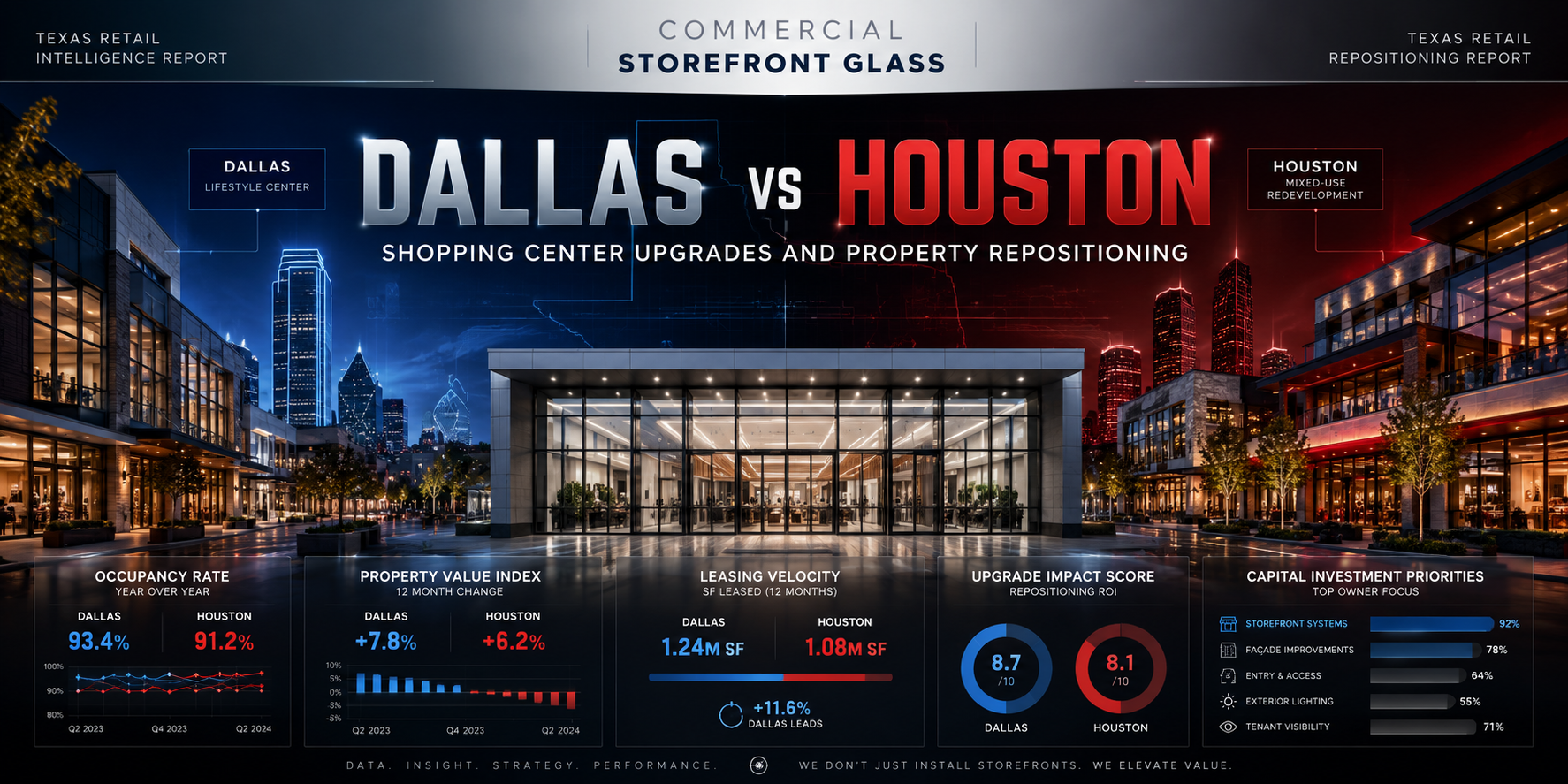 Dallas vs Houston — Shopping Center Upgrades And Property Repositioning dallas vs houston — shopping center upgrades and property repositioning commercial storefront glass replacement (7)