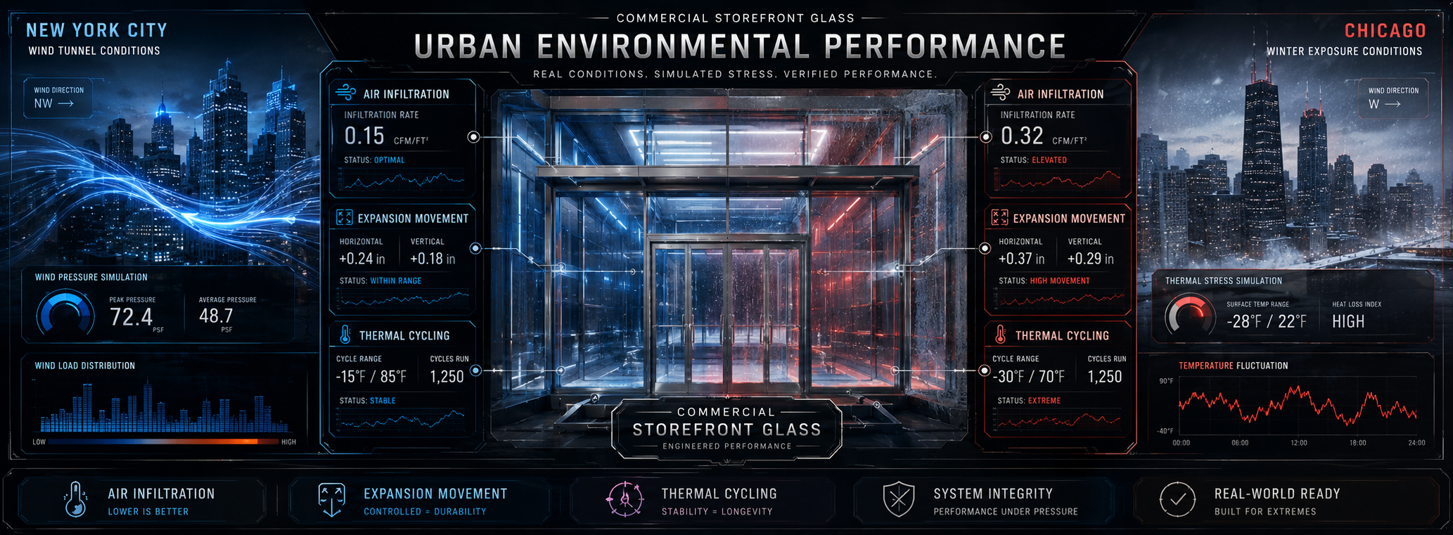 new york city vs chicago — building envelope performance and architectural glazing commercial storefront glass (1)