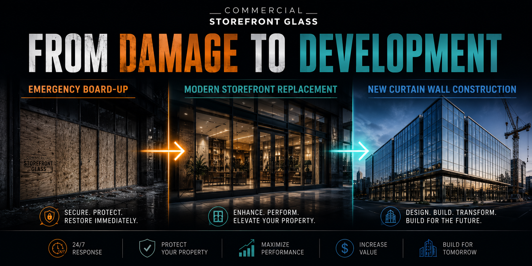 repair vs replacement vs installation commercial storefront glass glazing company (2)