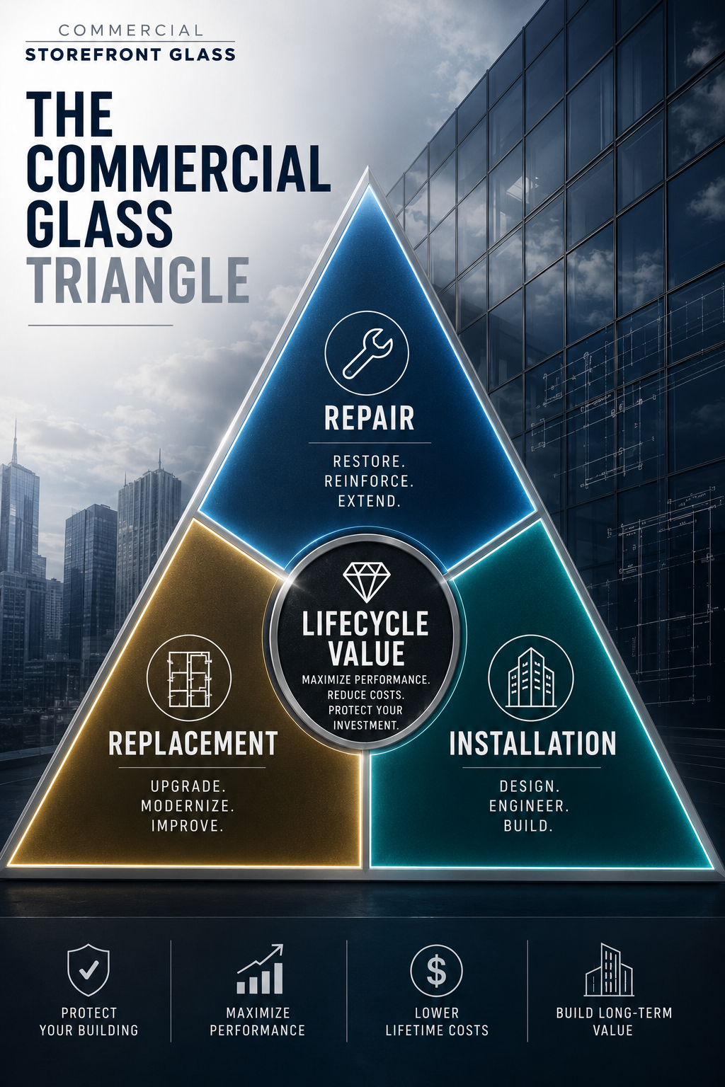 repair vs replacement vs installation commercial storefront glass glazing company (6)