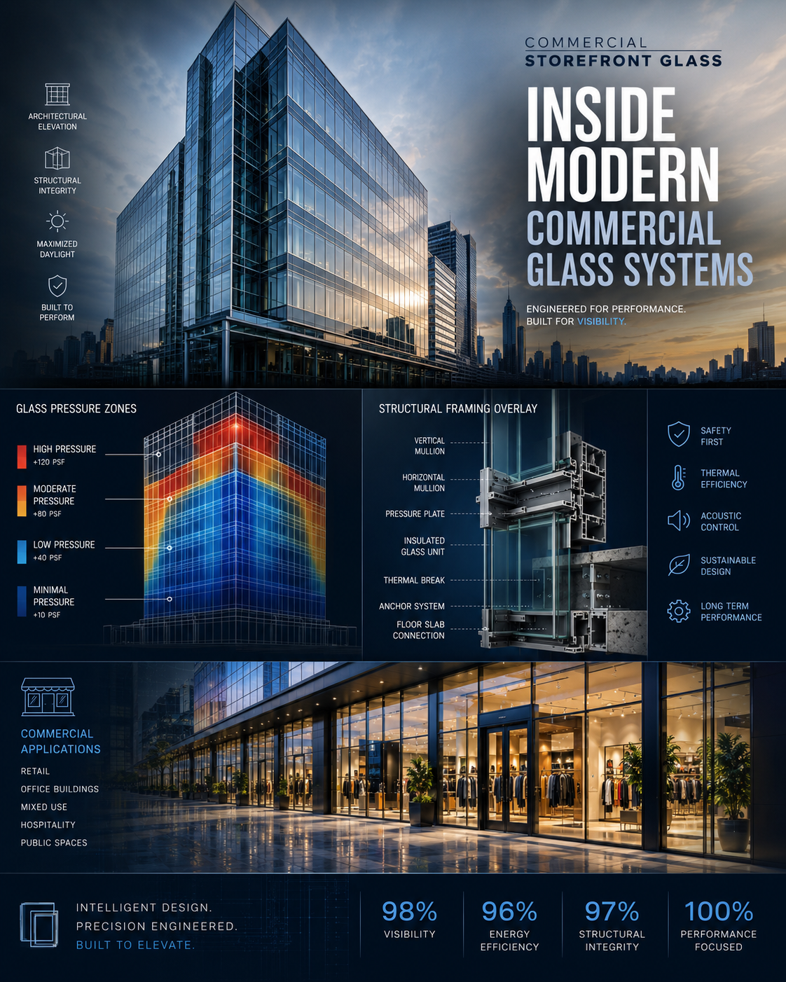 Aluminum Frames vs Steel Frames — Facade Maintenance And Long-Term Costs Commercial Storefront Glass