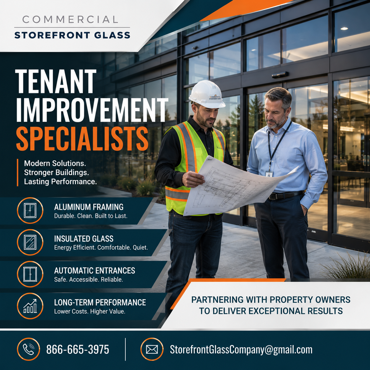 Tenant improvement contractor cost estimate for a commercial build-out